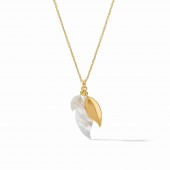 JULIE VOS WILLOW CHARM MOTHER OF PEARL PENDANT