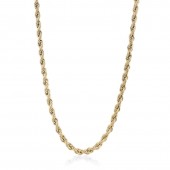 GOLD STAINLESS STEEL 3MM ROPE CHAIN
