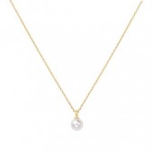 STERLING SILVER GOLD PLATED SHELL DROP PENDANT