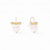 JULIE VOS BAMBOO PEARL EARRINGS