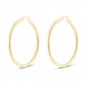 GOLD VERMEIL 45MM LOOP EARRINGS