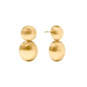 JULIE VOS SOLARE GOLD PLATED EARRINGS