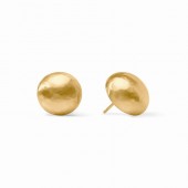 JULIE VOS GOLD PLATED SALARA STUD EARRINGS