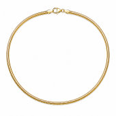 14K YELLOW GOLD 4.2MM SOLID SNAKE CHAIN