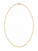 14K YELLOW GOLD 3.15MM PAPERCLIP CHAIN