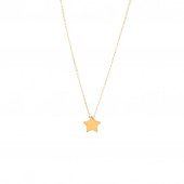 14K YELLOW GOLD STAR PENDANT
