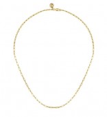 14K YELLOW GOLD 17 INCH PAPERCLIP CHAIN