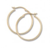 14K YELLOW GOLD TUBE EARRINGS