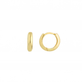 14K YELLOW GOLD BABY HOOP EARRINGS