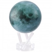 Rotating Moon Globe 4.5 inches on Acrylic Base