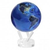 EARTH AT NIGHT 4.5 inch GLOBE WITH ACRYLIC BASE