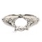 18K White Gold Diamond Semi-Mount Engagement Ring