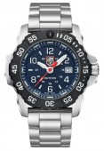 Luminox Navy Seal Foundation Watch with Steel Case and Blue Dial 45mm