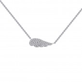 0.33 ct tw Angel Wing Necklace
