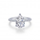 Pear-Shaped Solitaire Engagement Ring