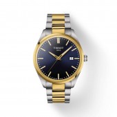 Tissot 40mm Two-Toned PR100 with Blue Dial