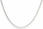 STERLING SILVER 18" 1.3MM ROPE CHAIN