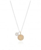 Anna Beck Two Toned Circle of Life Pendant
