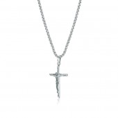 STAINLESS STEEL CRUCIFIX NECKLACE