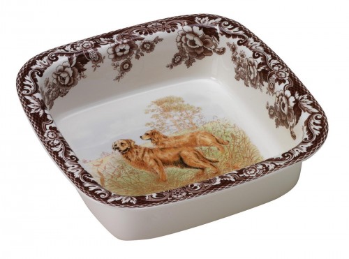 Woodland Square Rim Dish