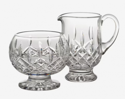 Lismore Footed Creamer and Sugar