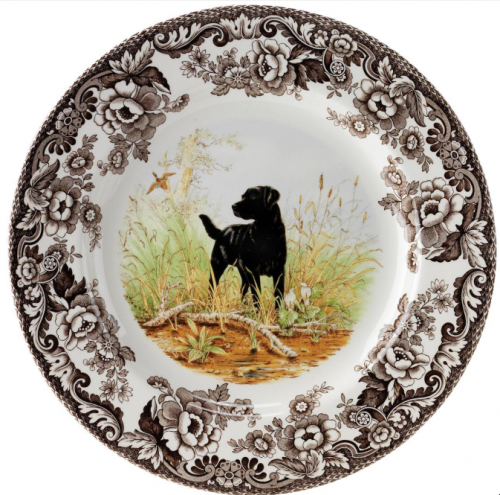 Black Lab Salad Plate