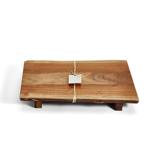 Wood Footed Cutting and Serving Board