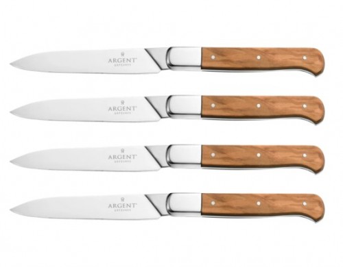 S/4 Olive Wood Steak Knives