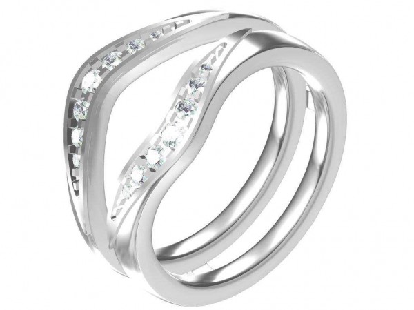 True Romance Diamond Ring Wrap/Enhancer RW147/E | Timmreck & McNicol  Jewelers | McMinnville, OR
