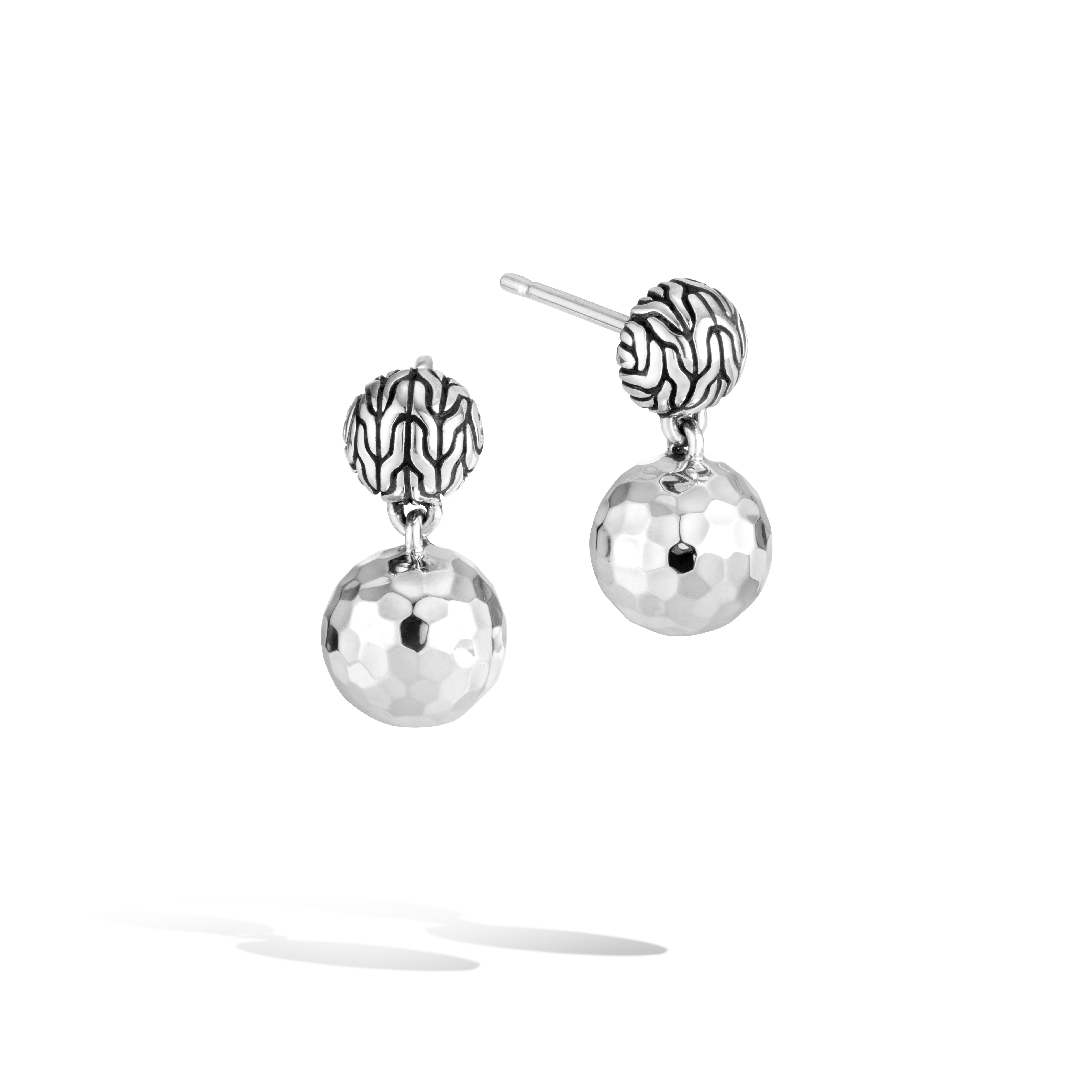 John hardy classic best sale chain drop earrings