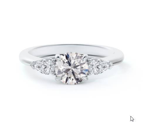 De Beers Forevermark Diamond Solitaire Oval-Cut Diamond Engagement