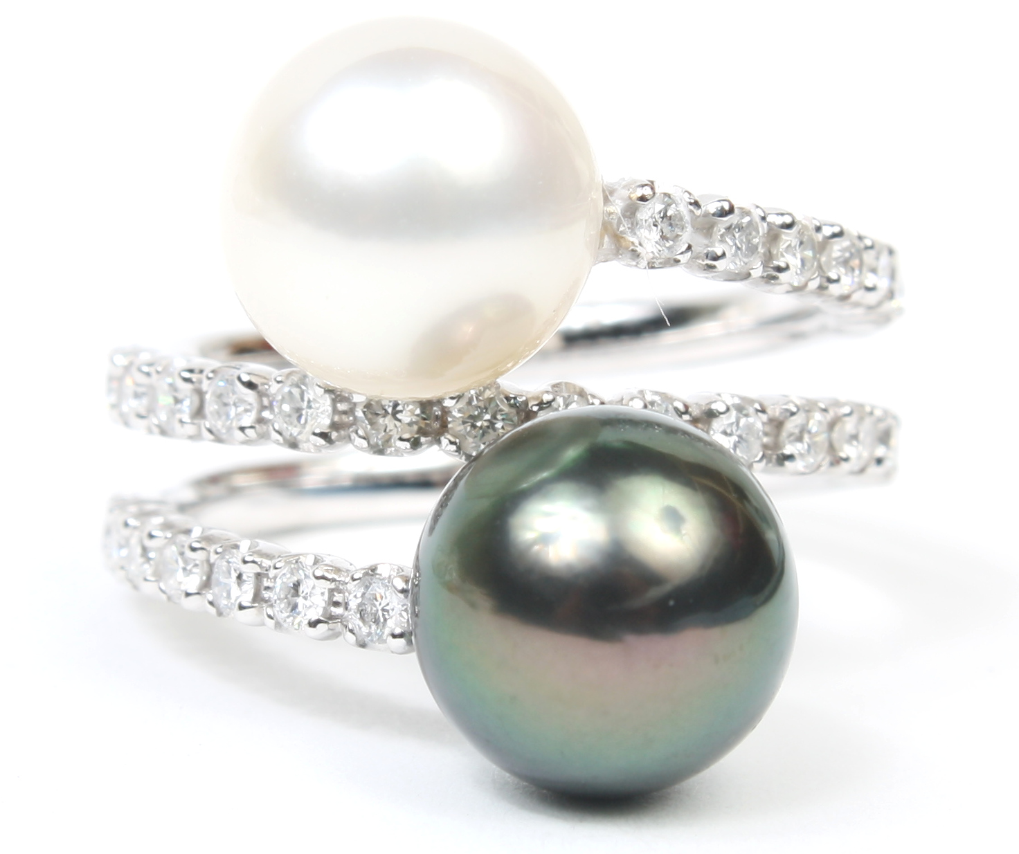 Tahitian Black Pearl Ring in Yellow Gold with Diamond - 006-15372 – Maui  Divers Jewelry