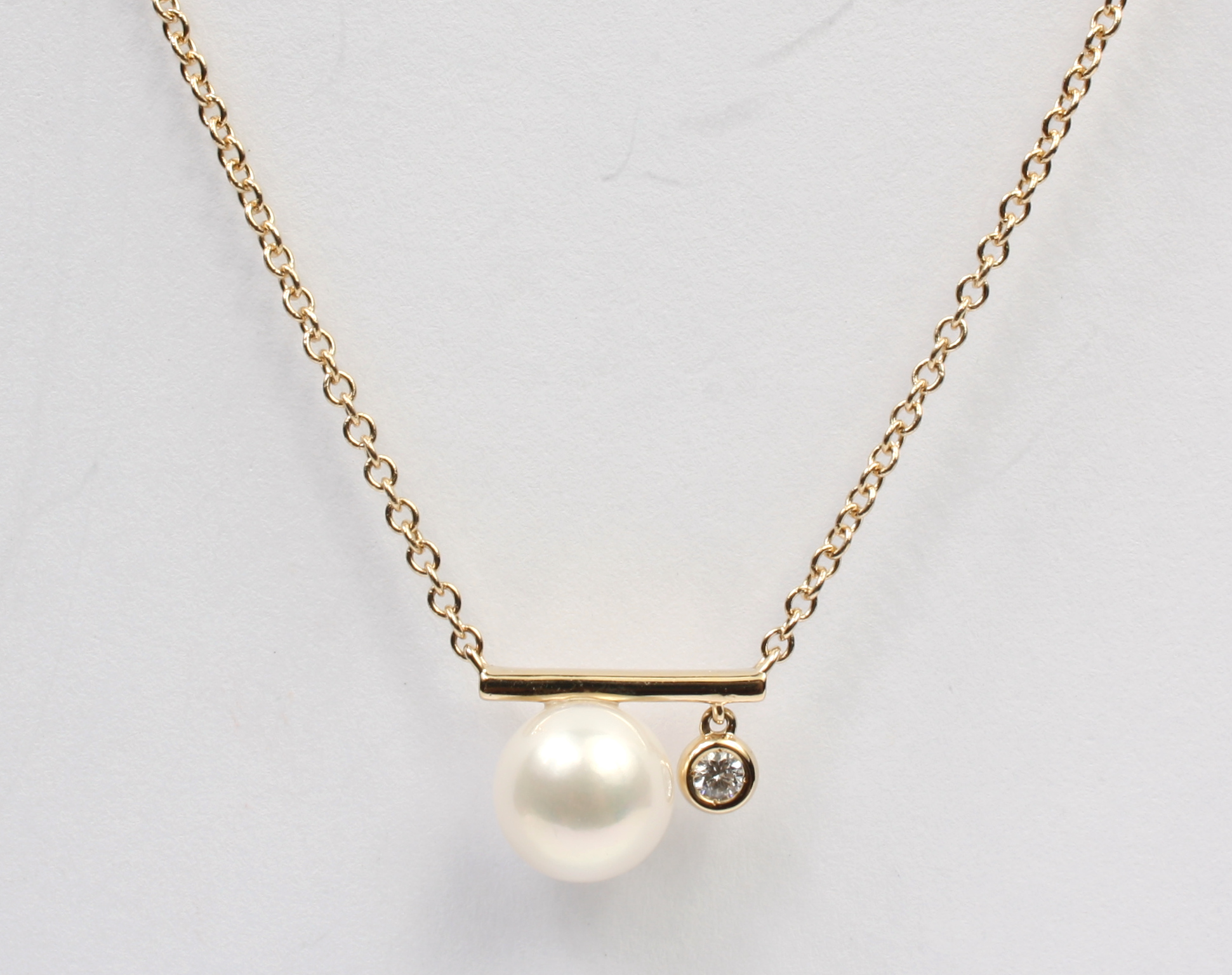 Drew Freshwater Pearl Pendant Gold